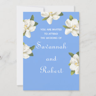 Magnolia Blossom Wedding Invitation