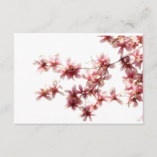 Magnolia Blossoms RSVP card