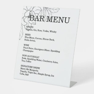 Magnolia Blue Pedestal Sign