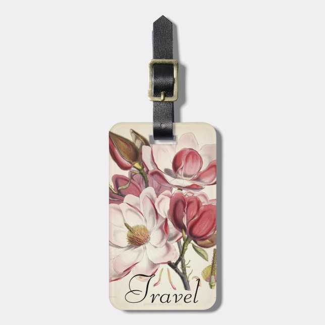 Magnolia - Botanicals Collection Luggage Tag (Front Vertical)