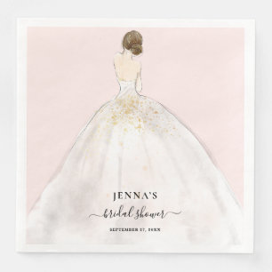 Magnolia Bride Bridal Shower Napkins