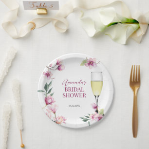 Magnolia Brunch and Bubbly   Paper Plate