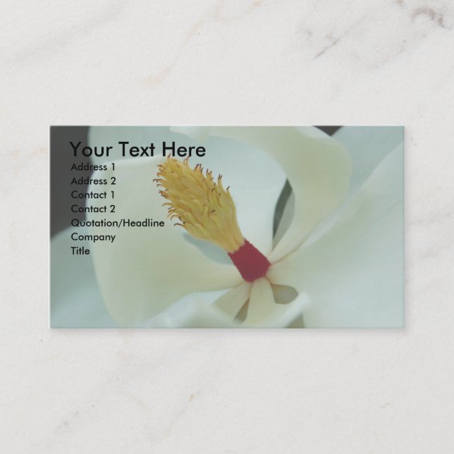 Magnolia Business Card (Front)
