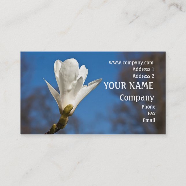 Magnolia Business Card (Front)