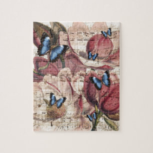Magnolia Butterfly Jigsaw Puzzle