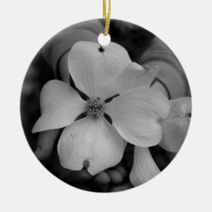 magnolia ceramic ornament