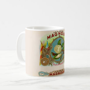 Magnolia Cigar Box Label Coffee Mug