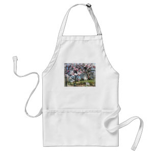 Magnolia Closeup by Fence Standard Apron