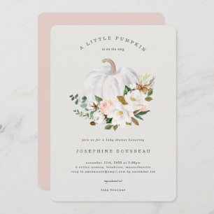 Magnolia Cotton Baby Shower Invitation