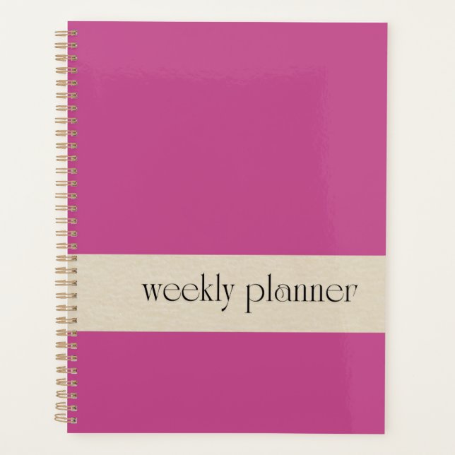 Magnolia cover Weekly Planner (Front)