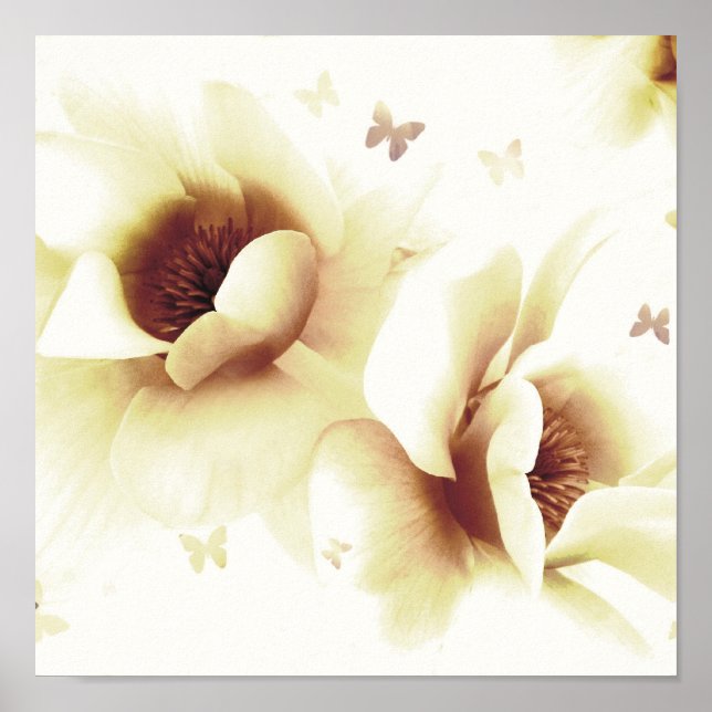 Magnolia - Cream Poster (Front)