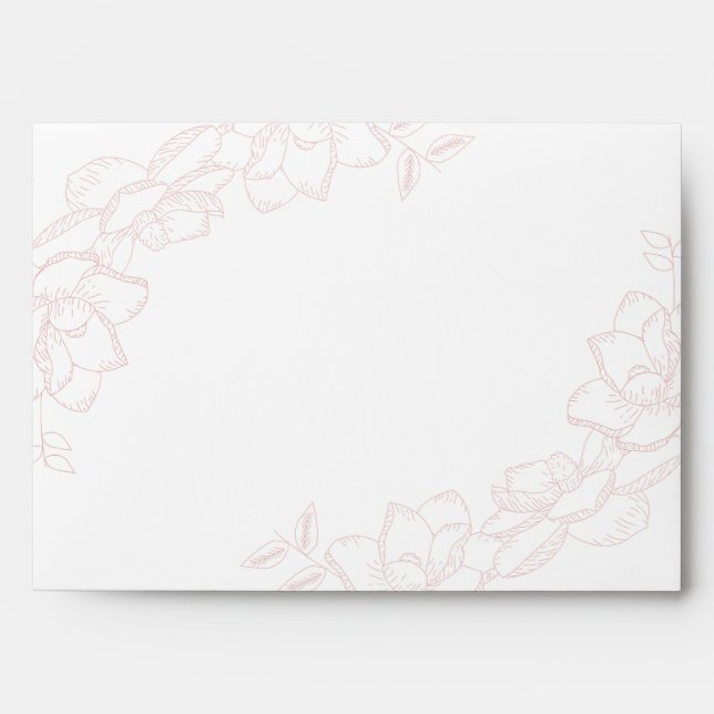 Magnolia Fairy Tale pale pink A7 Envelope (Front)