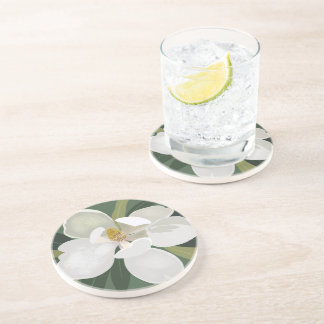 Magnolia Flower Bloom  Coaster