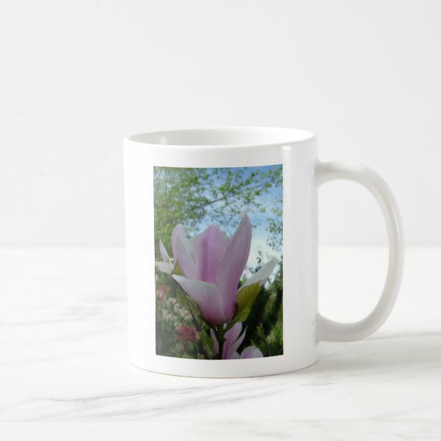 magnolia flower coffee mug (Right)