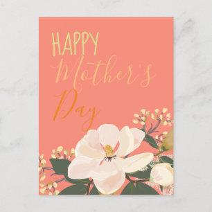 Magnolia Flower/ Mother's Day Postcard