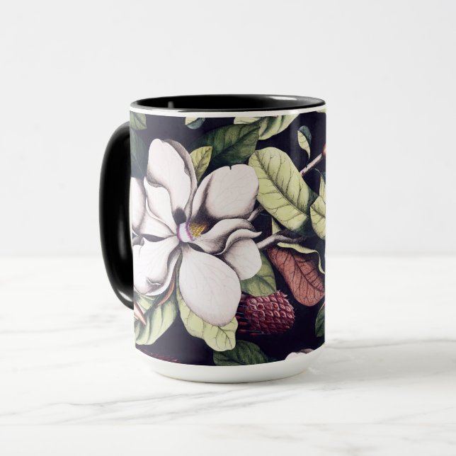 Magnolia Flower Mug (Front Left)