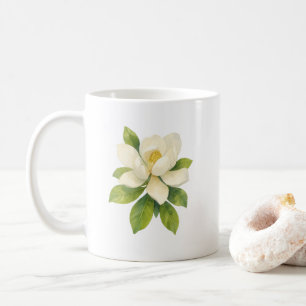 Magnolia Flower Painting  Coffee Mug
