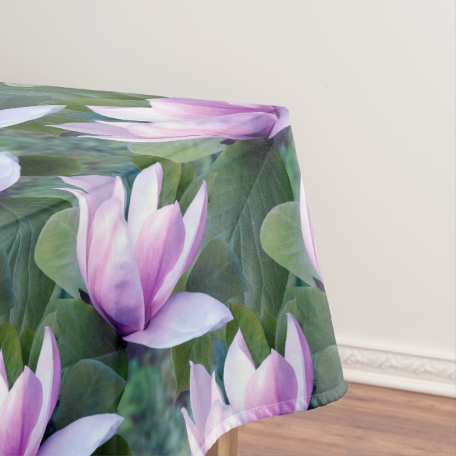 Magnolia Flowers Pattern  Tablecloth (In Situ)