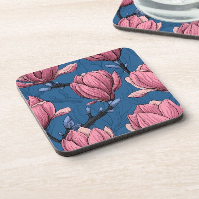 Magnolia garden coaster (Left Side)