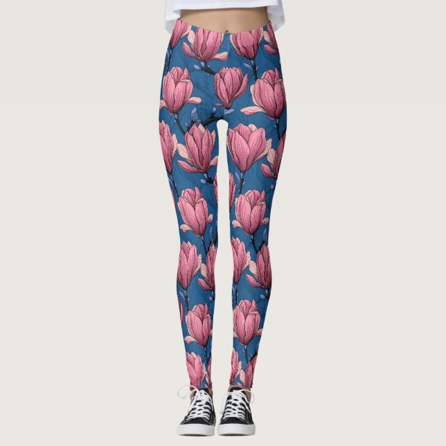 Magnolia garden leggings (Front)