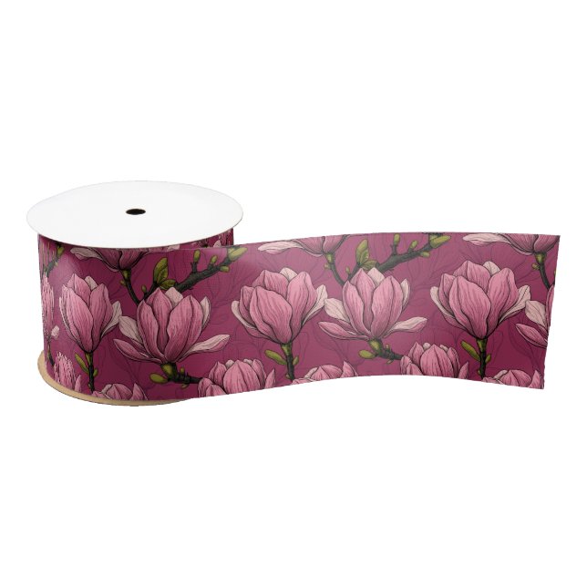 Magnolia garden satin ribbon (Spool)