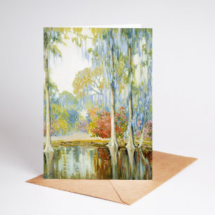 Magnolia Gardens   Alfred Hutty Card