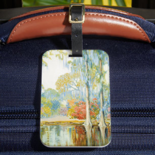 Magnolia Gardens   Alfred Hutty Luggage Tag