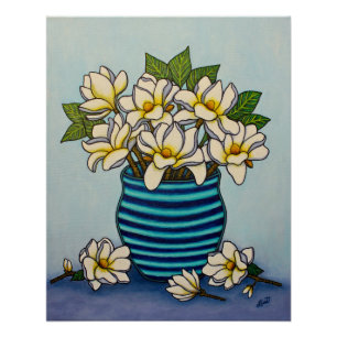 Magnolia Grandiflora Print by Lisa Lorenz