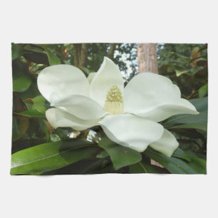 Magnolia Grandiflora Tea Towel