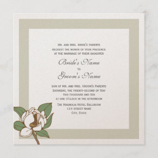 Magnolia Invitation