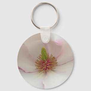 Magnolia Keychain Beautiful Flower Key Chain