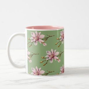 Magnolia Memories Two-Tone Coffee Mug