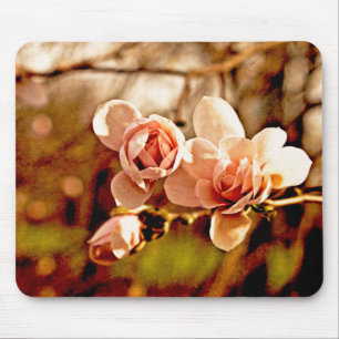 Magnolia Mood in Pink Mouse Pad