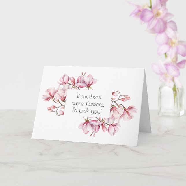 Magnolia Mother's Day Card (Orchid)