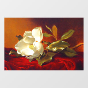 Magnolia on Red Velvet Martin Johnson Heade