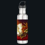 Magnolia on Red Velvet Martin Johnson Heade 710 Ml Water Bottle<br><div class="desc">Water Bottle featuring Martin Johnson Heade’s oil painting A Magnolia on Red Velvet (1885-95). A beautiful white magnolia rests upon red velvet. A marvellous gift for floral art lovers and American art enthusiasts!</div>