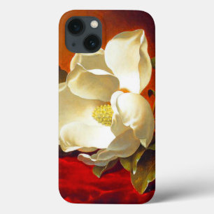 Magnolia on Red Velvet Martin Johnson Heade iPhone 13 Case