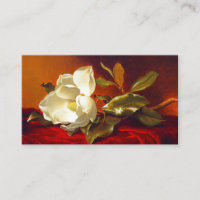Magnolia on Red Velvet Martin Johnson Heade