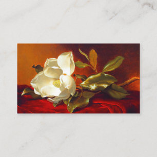 Magnolia on Red Velvet Martin Johnson Heade Enclosure Card