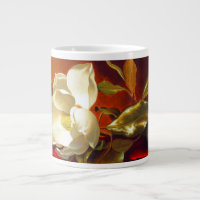 Magnolia on Red Velvet Martin Johnson Heade