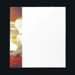 Magnolia on Red Velvet Martin Johnson Heade Notepad<br><div class="desc">Notepad featuring Martin Johnson Heade’s oil painting A Magnolia on Red Velvet (1885-95). A beautiful white magnolia rests upon red velvet. A marvellous gift for floral art lovers and American art enthusiasts!</div>