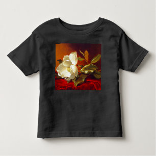 Magnolia on Red Velvet Martin Johnson Heade Toddler T-Shirt