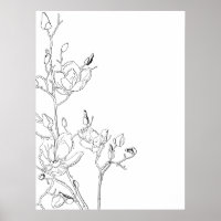 Magnolia Outline