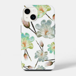 Magnolia Pattern iPhone Case