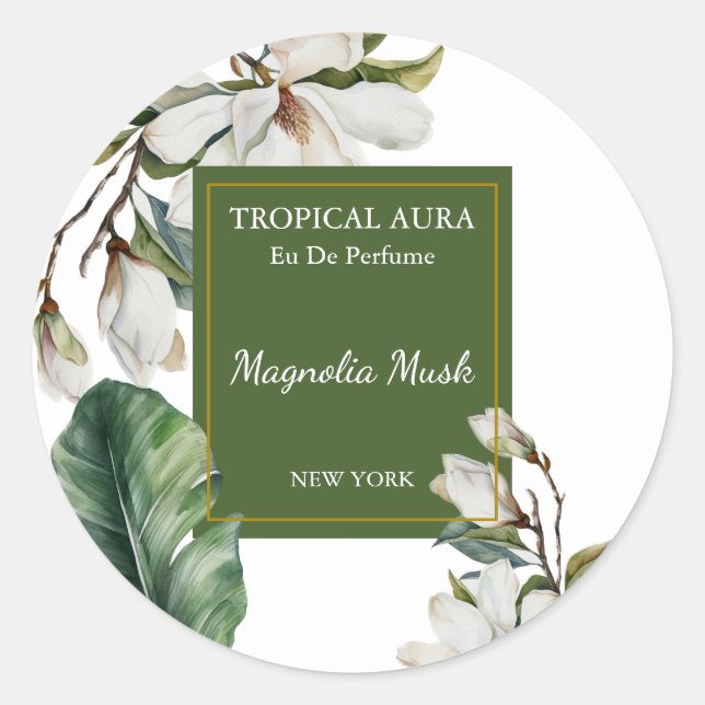 Magnolia Perfume Label (Front)