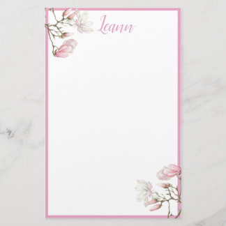Magnolia Personalised  Stationery
