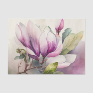 MAGNOLIA pink floral decoupage paper