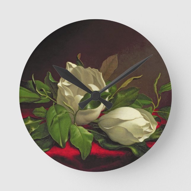Magnolia Round Clock (Front)
