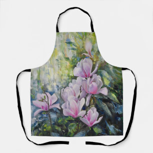 Magnolia Serenity – Floral Art by Lukian Apron