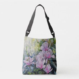 Magnolia Serenity – Floral Art by Lukian Crossbody Bag